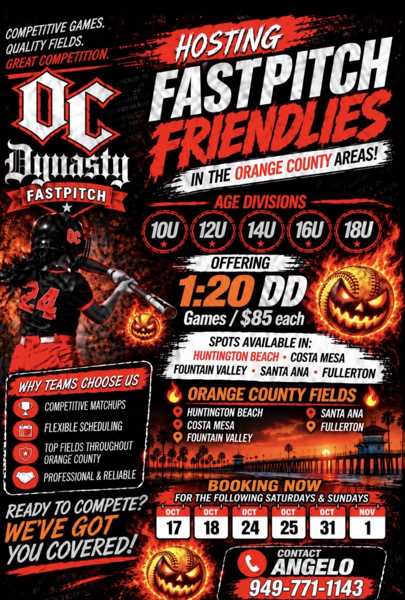 Flyer for OC Dynasty Fastpitch Friendlies